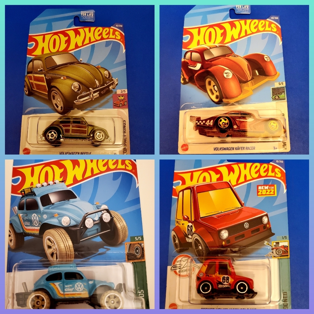 Hot Wheels 4 Volkswagen Lot
